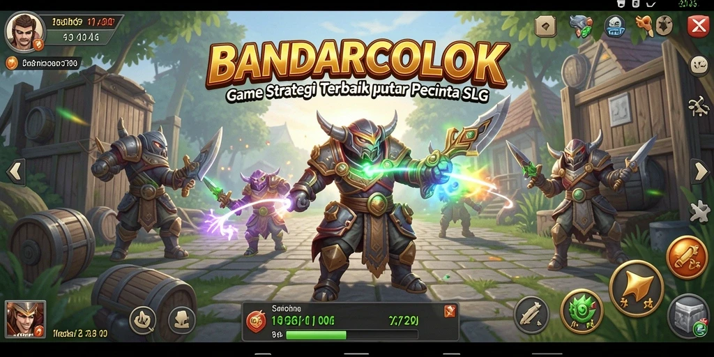 Tampilan gameplay menarik di BANDARCOLOK dengan pertempuran strategis.