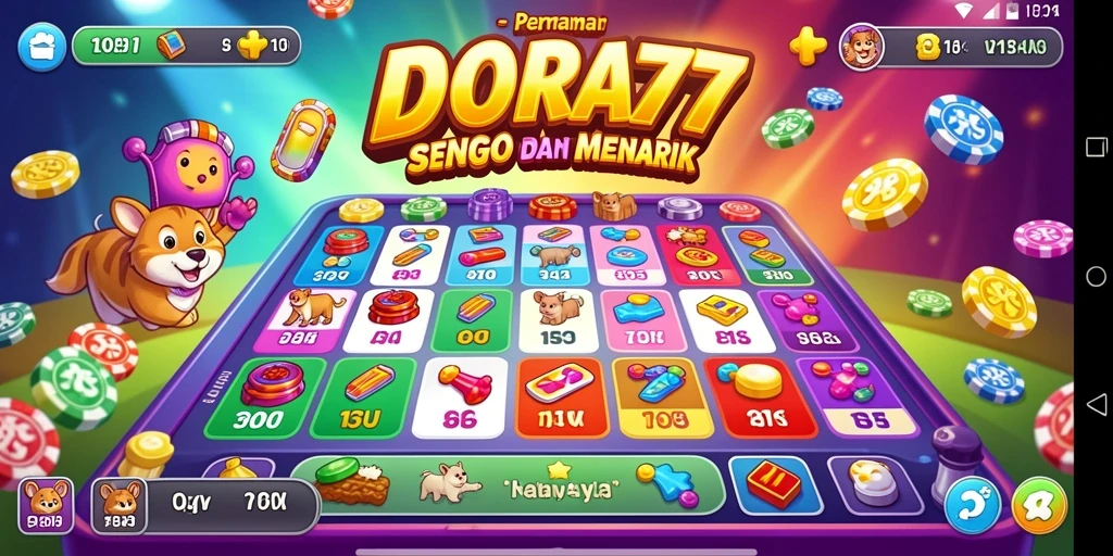 Screenshot DORA77 menampilkan gameplay Bingo yang seru dan interaktif.