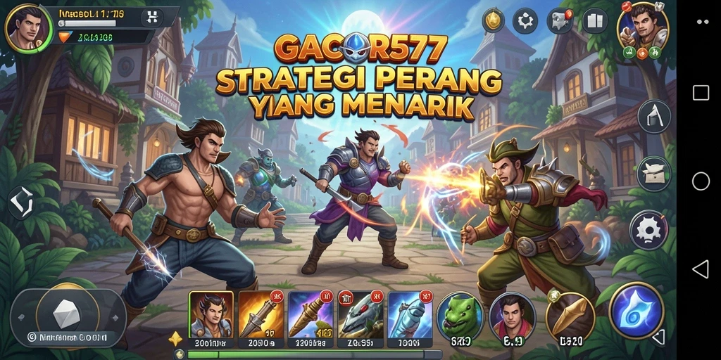 Tampilan aksi pertempuran strategi GACOR577 yang menegangkan.
