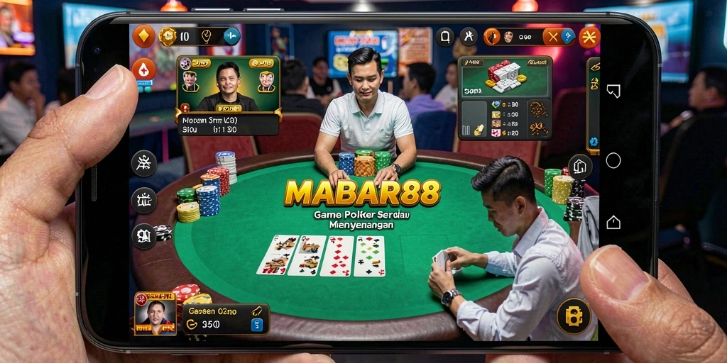 Gameplay Poker MABAR88 yang menarik dan interaktif.