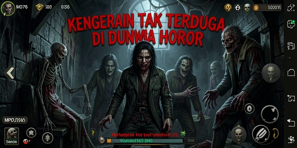 Gameplay MPO76 yang menegangkan dengan suasana horor yang mencekam.