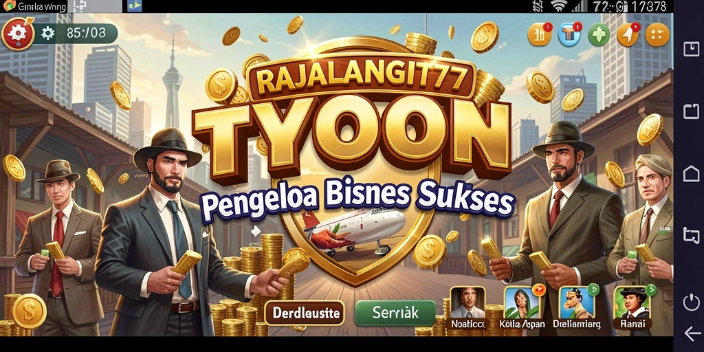 Tangkapan layar permainan RAJALANGIT77 menampilkan pengalaman Tycoon yang mendebarkan.