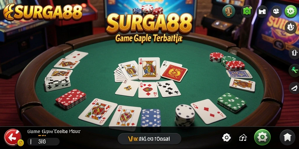 Gameplay SURGA88 yang seru dalam bermain Gaple.