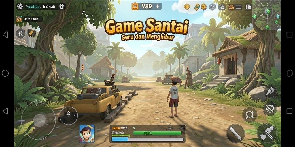 Tampilan menarik dari gameplay V89 yang seru dan menghibur.